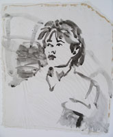 Ulla 02, Portrait, Pastell